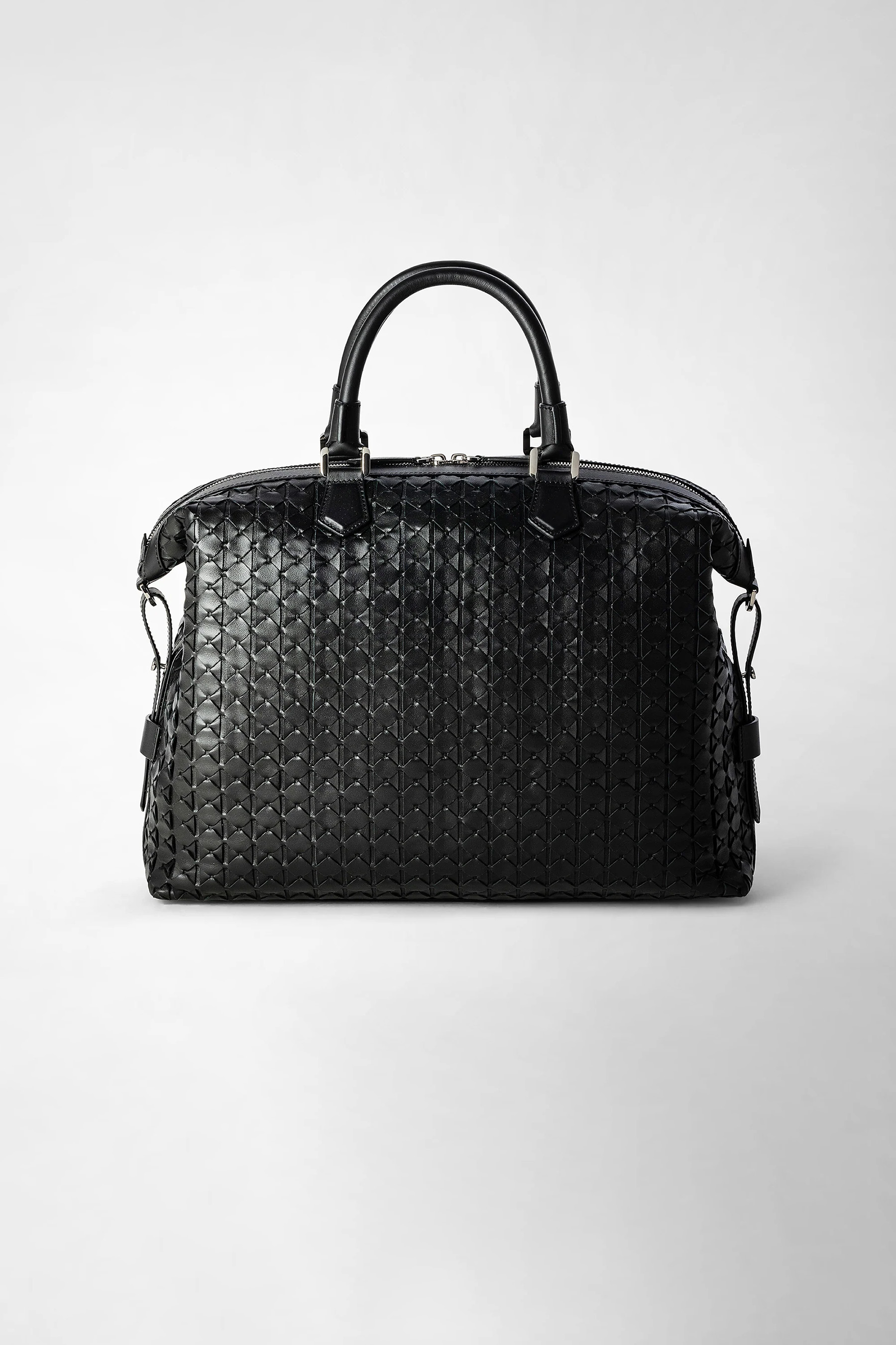 SERAPIAN Mosaico Leather Briefcase SERAPIAN Mosaico Leather Briefcase