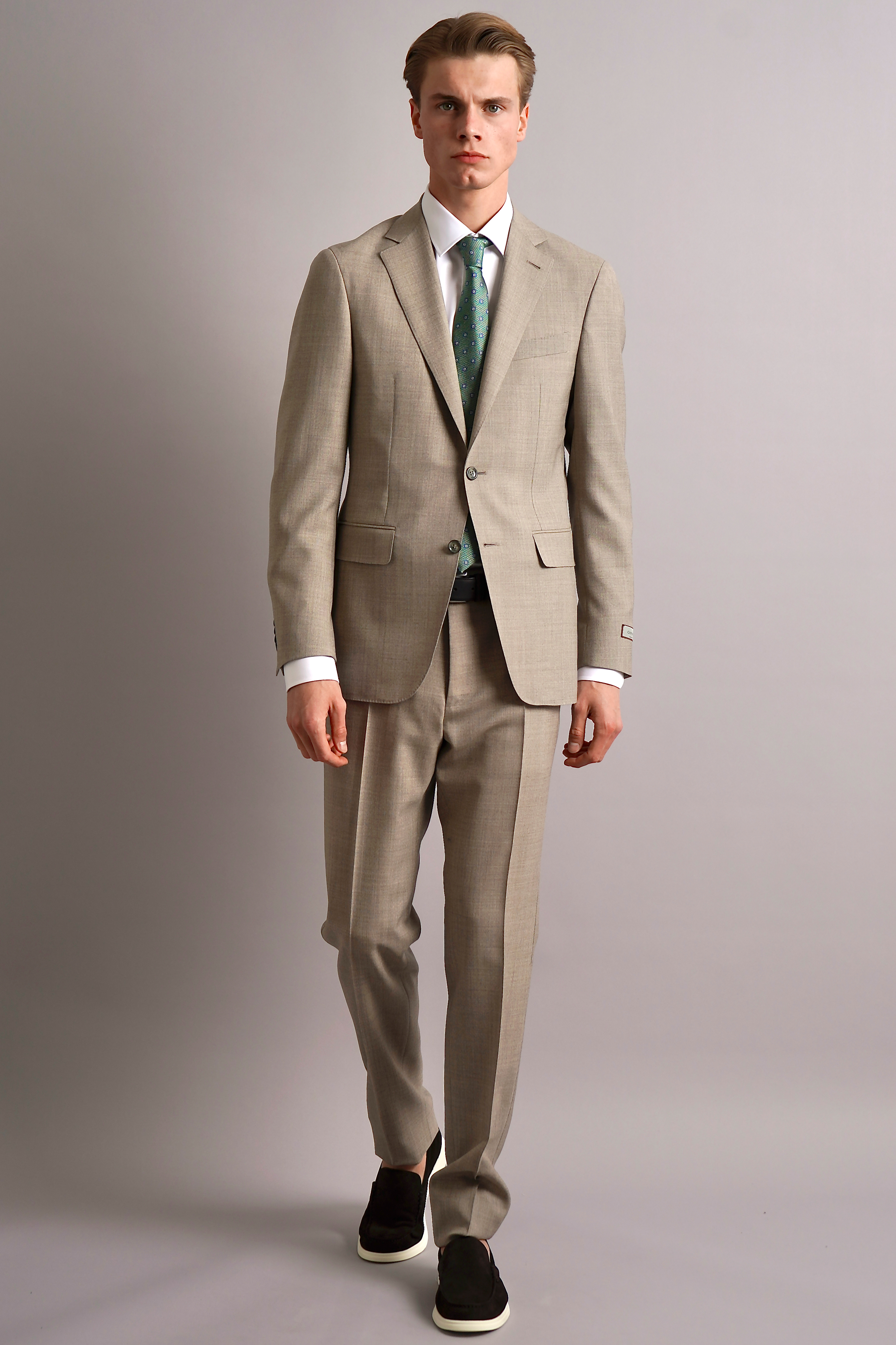 CANALI Modern Fit Travel Wool Suit Kei