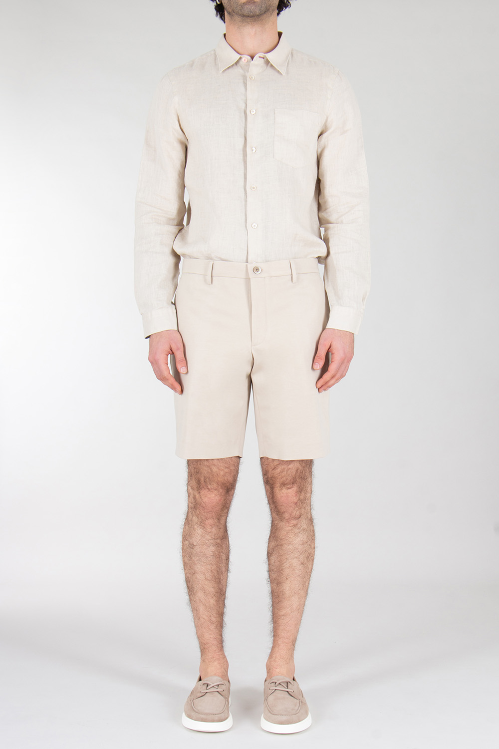 GTA Slim Fit Cotton-Nylon Stretch Shorts Davide Short