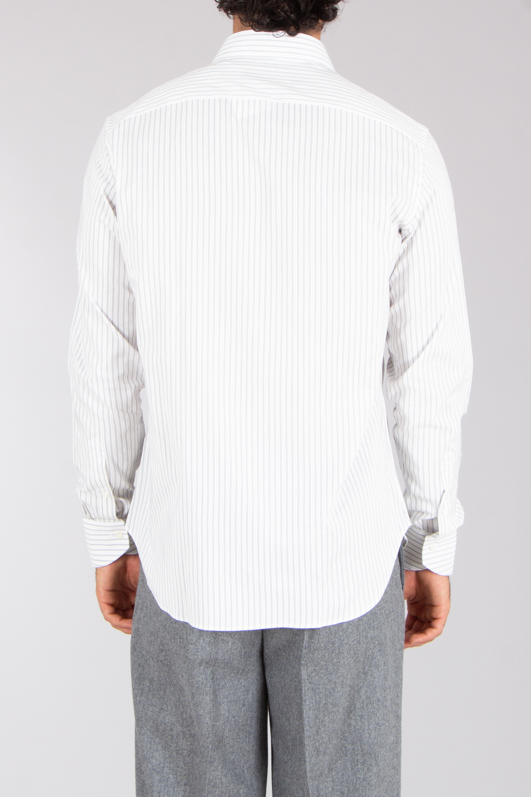 CANALI Regular Fit Striped Cotton-Silk Poplin Shirt Bekleidung, Hemd, Langarm, Ärmel, Kleid, Hemd
