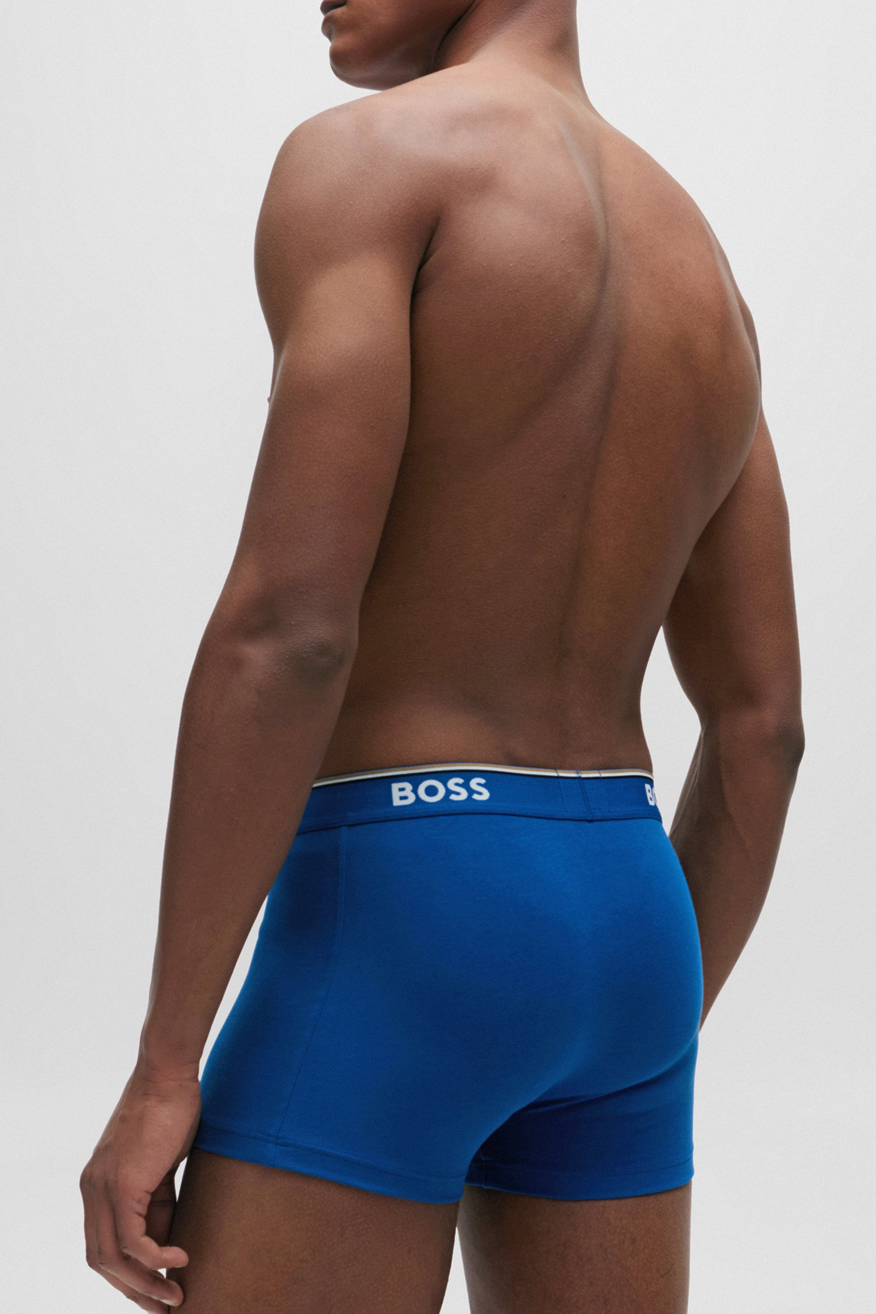 BOSS 3-Pack Cotton Stretch Trunks Power BOSS 3-Pack Cotton Stretch Trunks Power