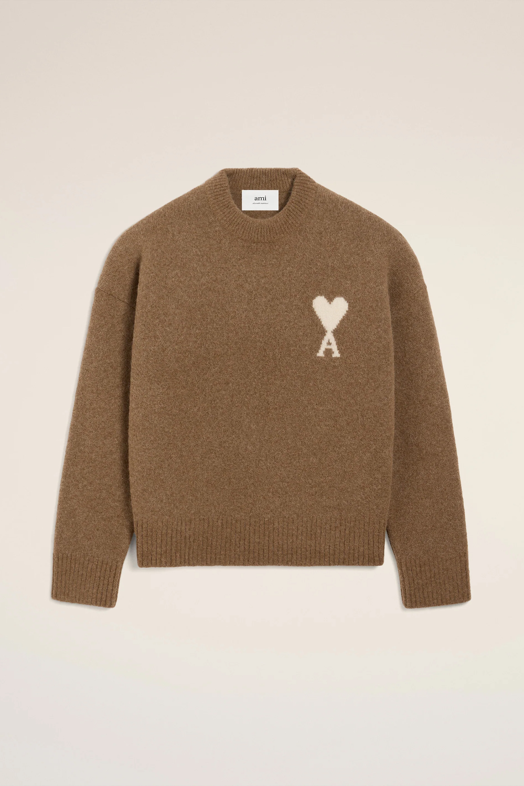 AMI PARIS Relaxed Fit Alpaca Blend Sweater Bekleidung, Strickwaren, Pullover