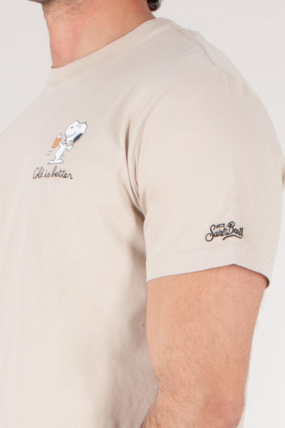 MC2 SAINT BARTH Snoopy Print Cotton T-Shirt 