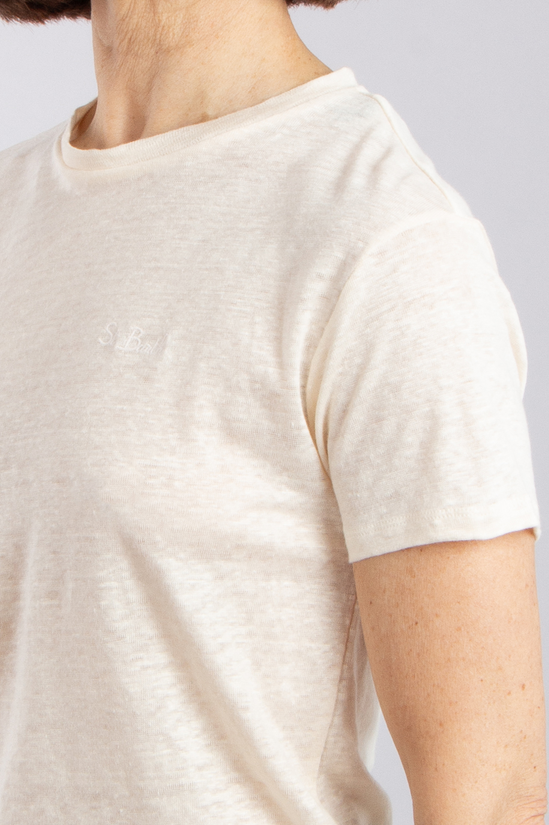 MC 2 SAINT BARTH Premium Linen T-Shirt Emilie