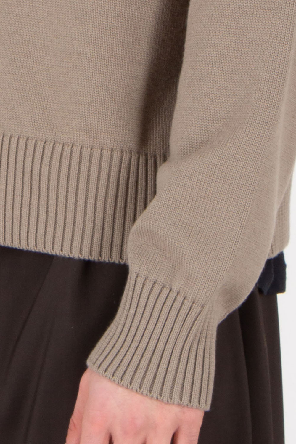 AMI PARIS Boxy Fit Ami De Coeur Wool Cotton Cardigan