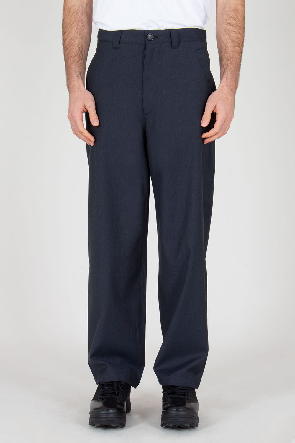 PAUL SMITH Relaxed Fit Wool-Cotton Blend Workwear Chinos