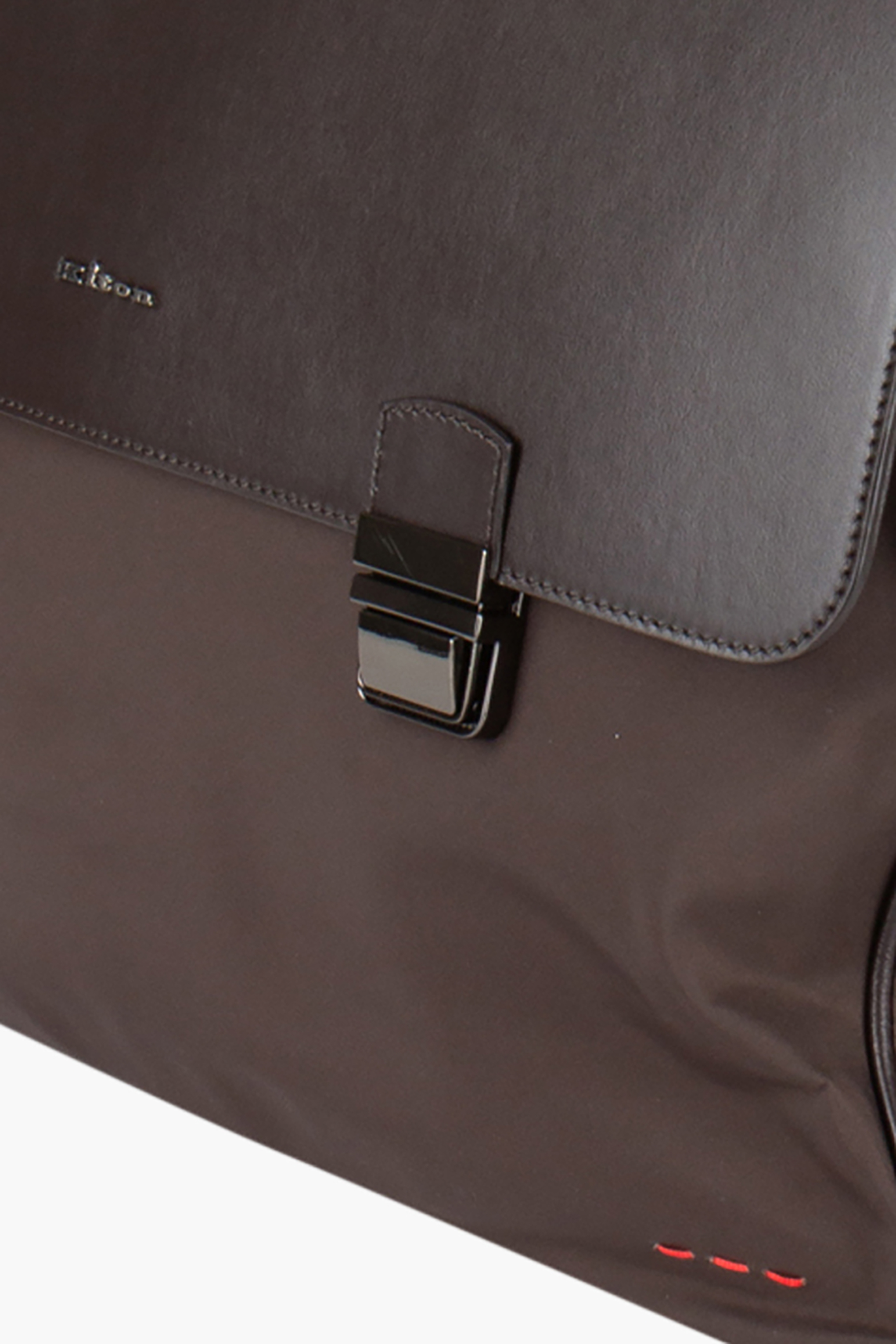 KITON Nylon Blend & Leather Business Bag Tasche, Aktentasche
