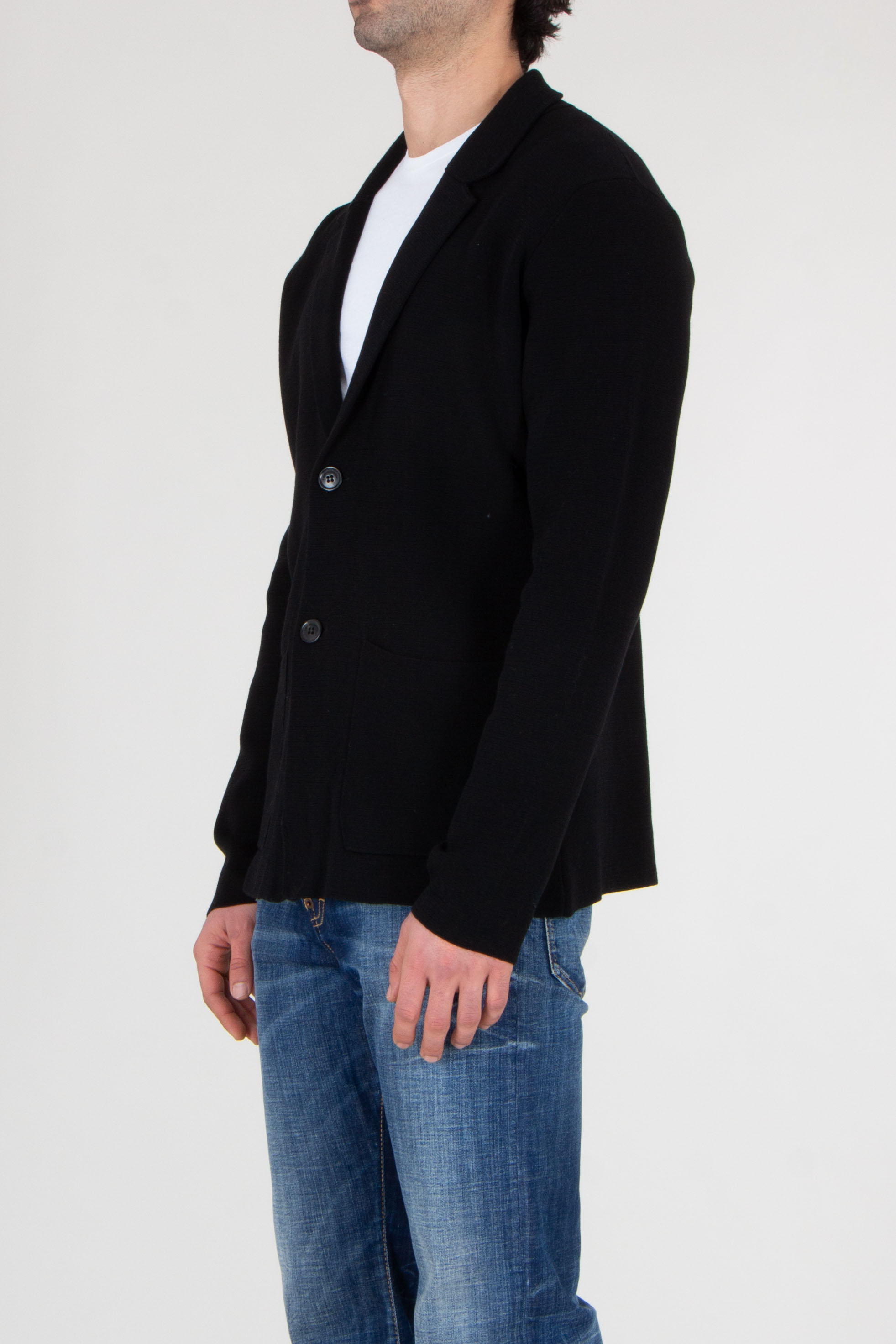 ROBERTO COLLINA Knitted Cotton Cardigan