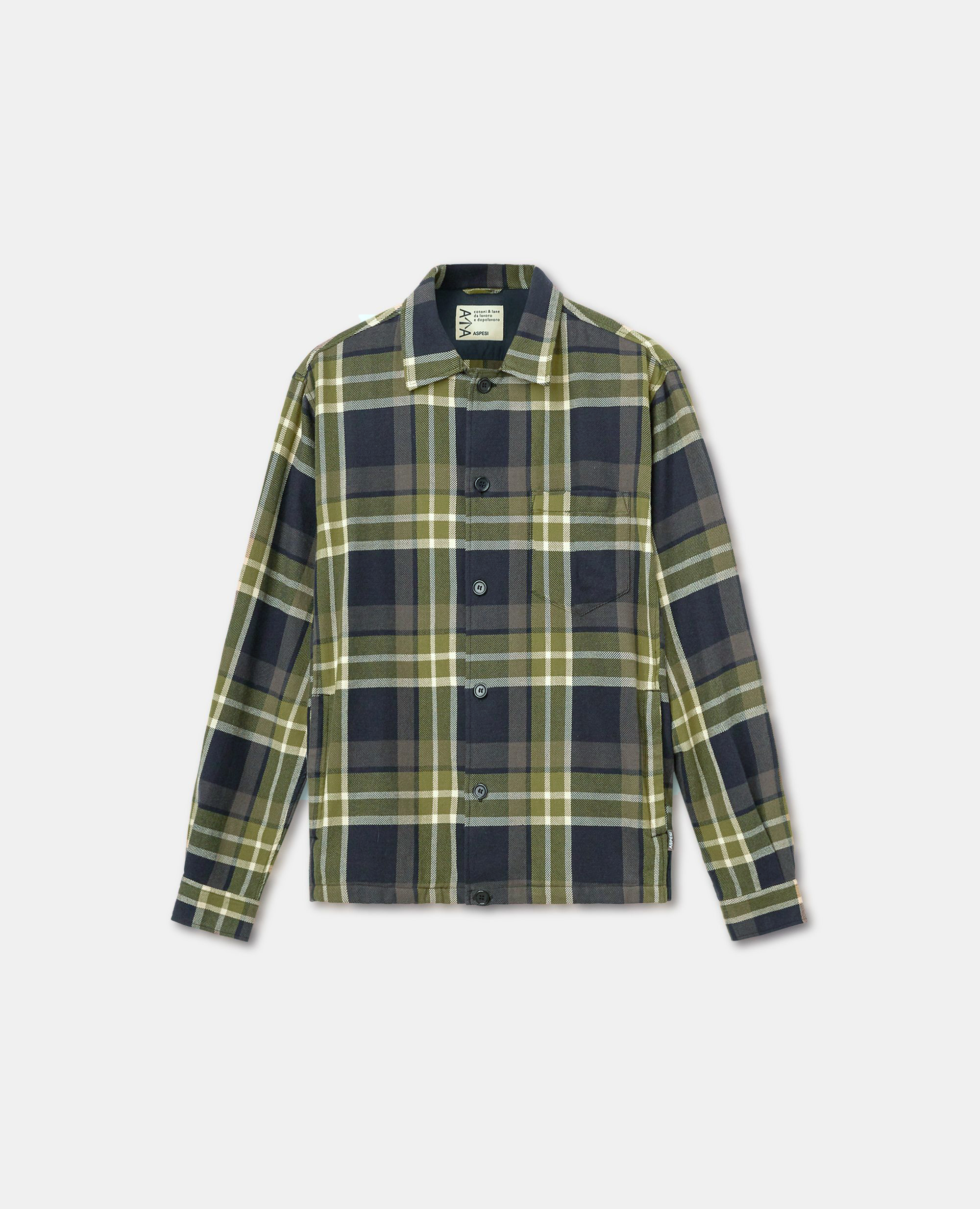 ASPESI Madras Cotton Overshirt ASPESI Madras Cotton Overshirt