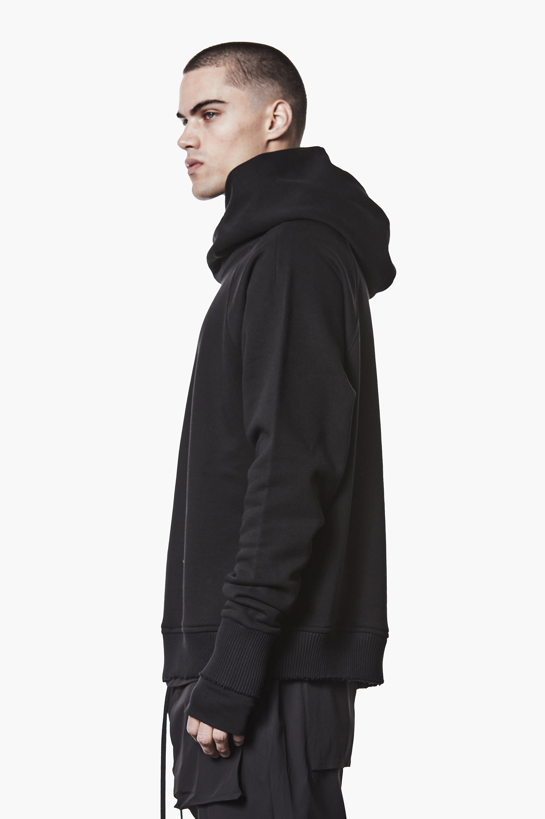 THOM KROM Regular Fit Cotton Blend Sweat Hoodie Pulli, Sweatshirt, Fleece, Kapuzenpulli, Langarm