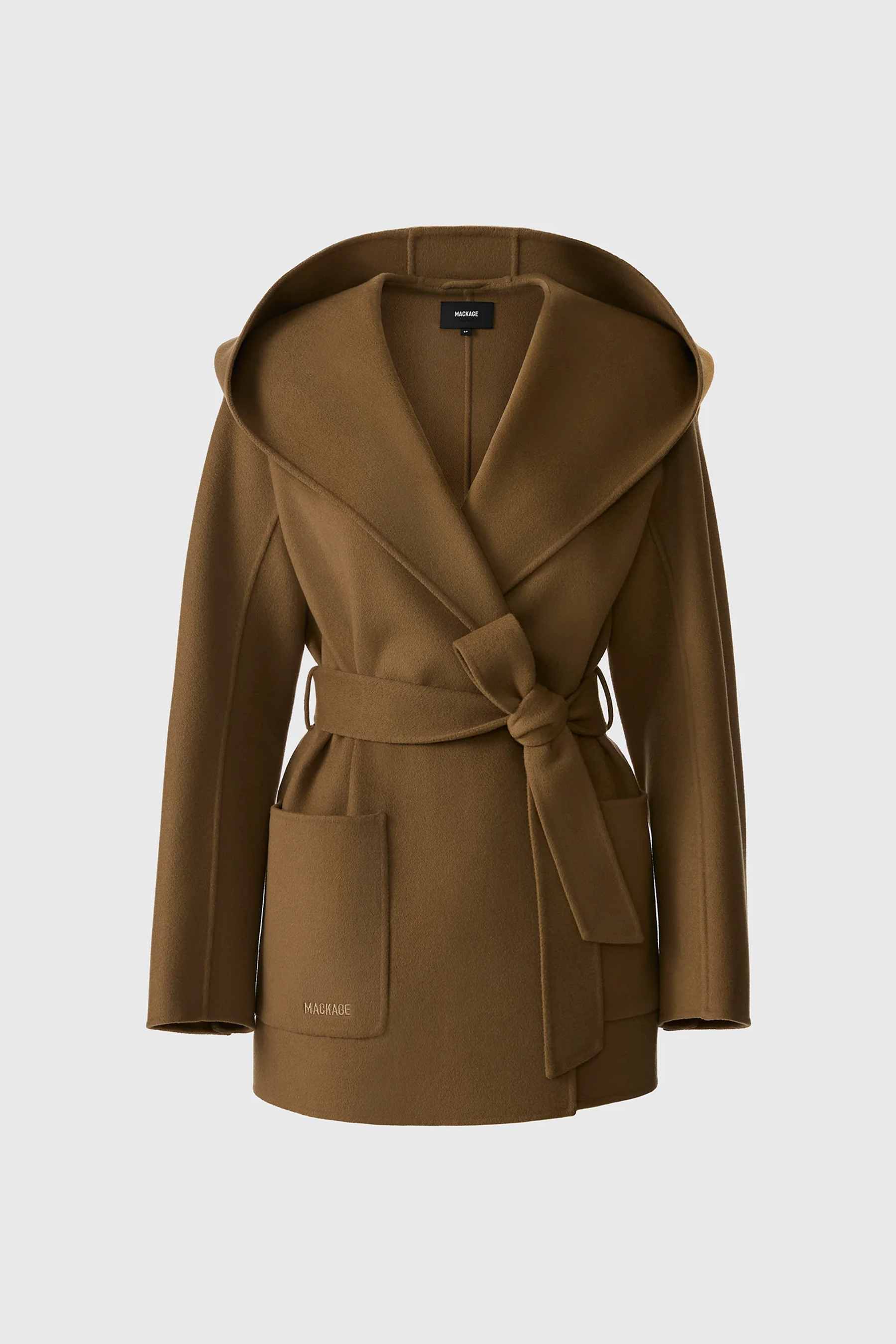 MACKAGE Relaxed Fit Double-Face Wool Wrap Jacket Paya Bekleidung, Mantel, Langarm, Jacke