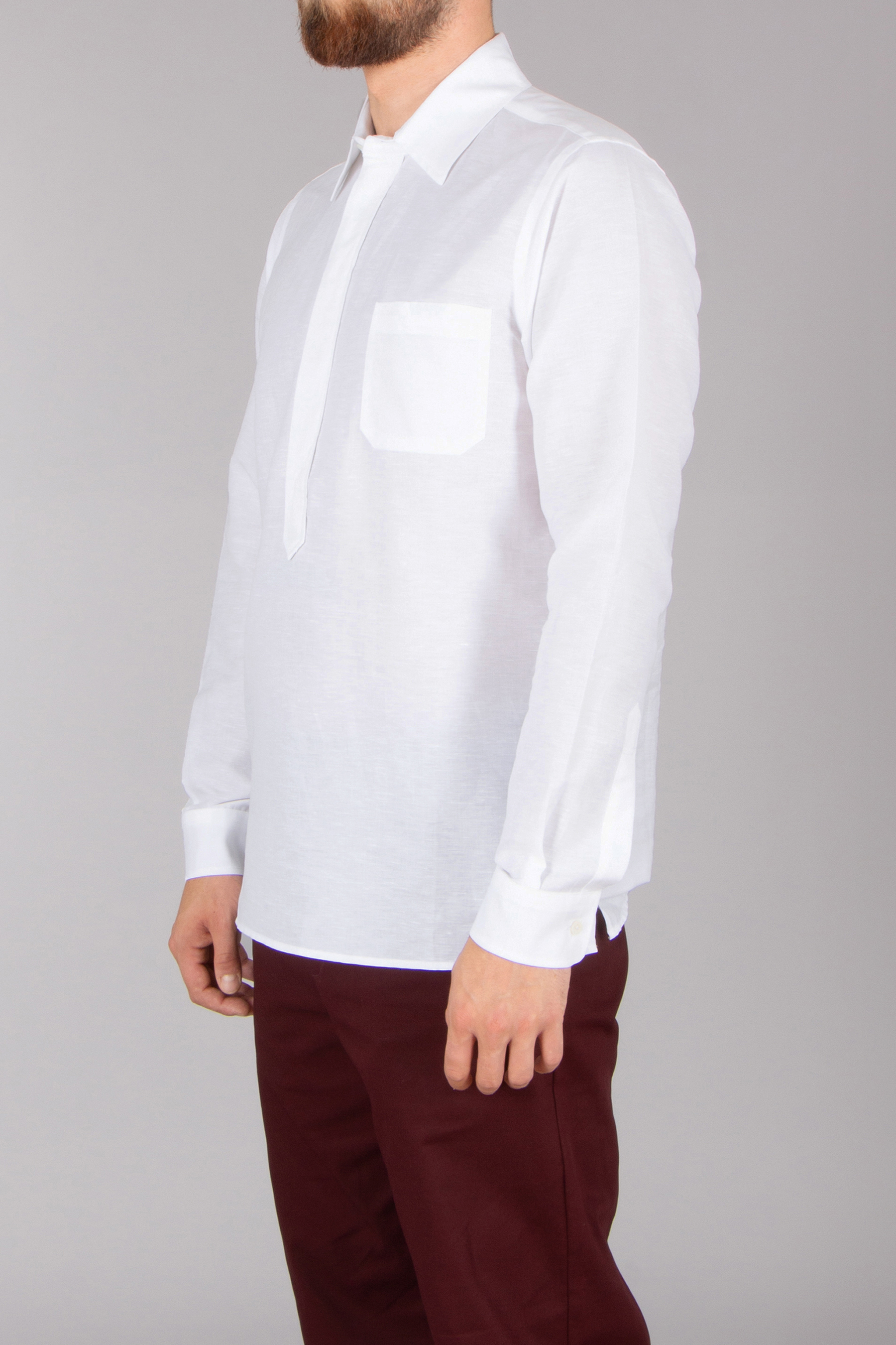 Hemd, Langarm, Leinen, Bluse, Kleid, Hemd