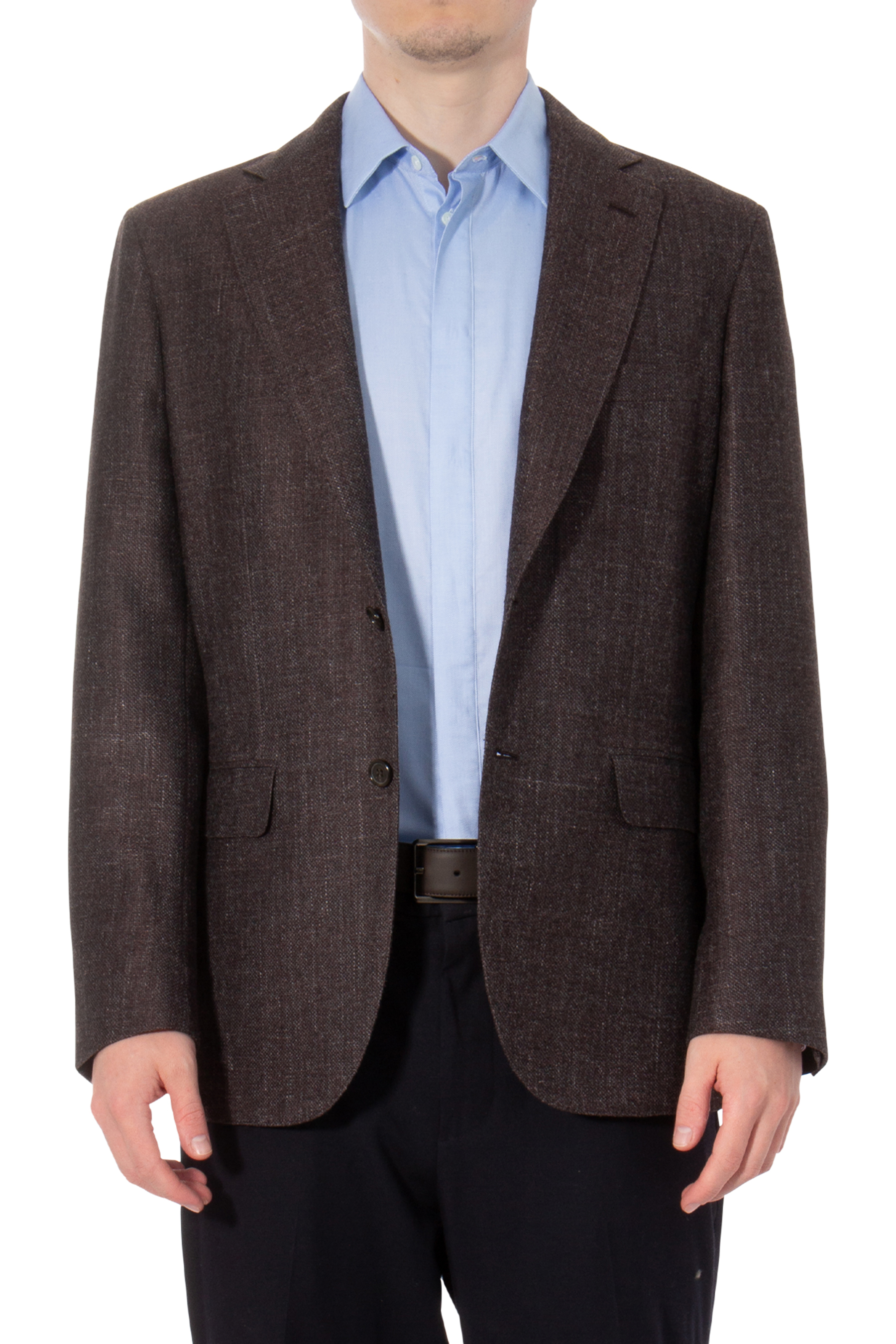 BRIONI Relaxed Fit Wool-Silk-Linen Blend Jacket New Plume BRIONI Relaxed Fit Wool-Silk-Linen Blend Jacket New Plume