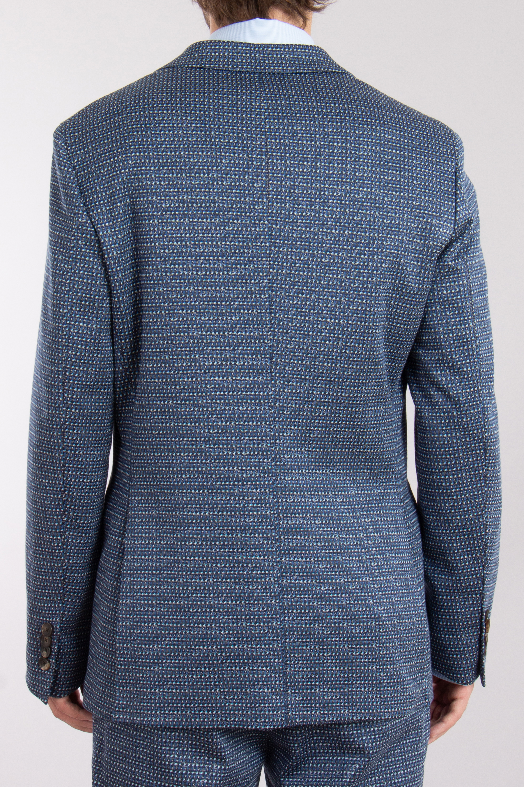 ETRO Patterned Cotton Blend Stretch Jacket ETRO Patterned Cotton Blend Stretch Jacket