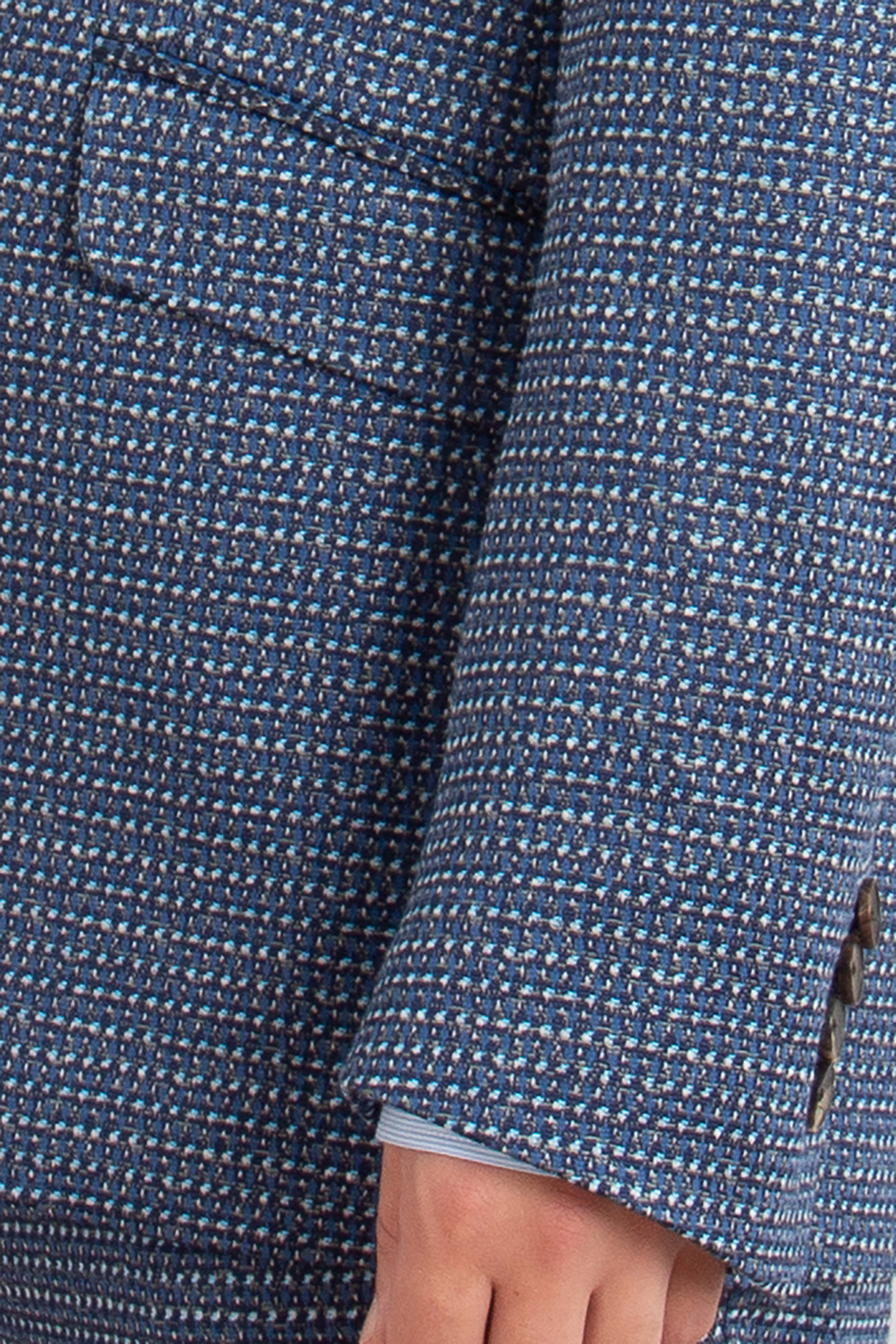 ETRO Patterned Cotton Blend Stretch Jacket ETRO Patterned Cotton Blend Stretch Jacket