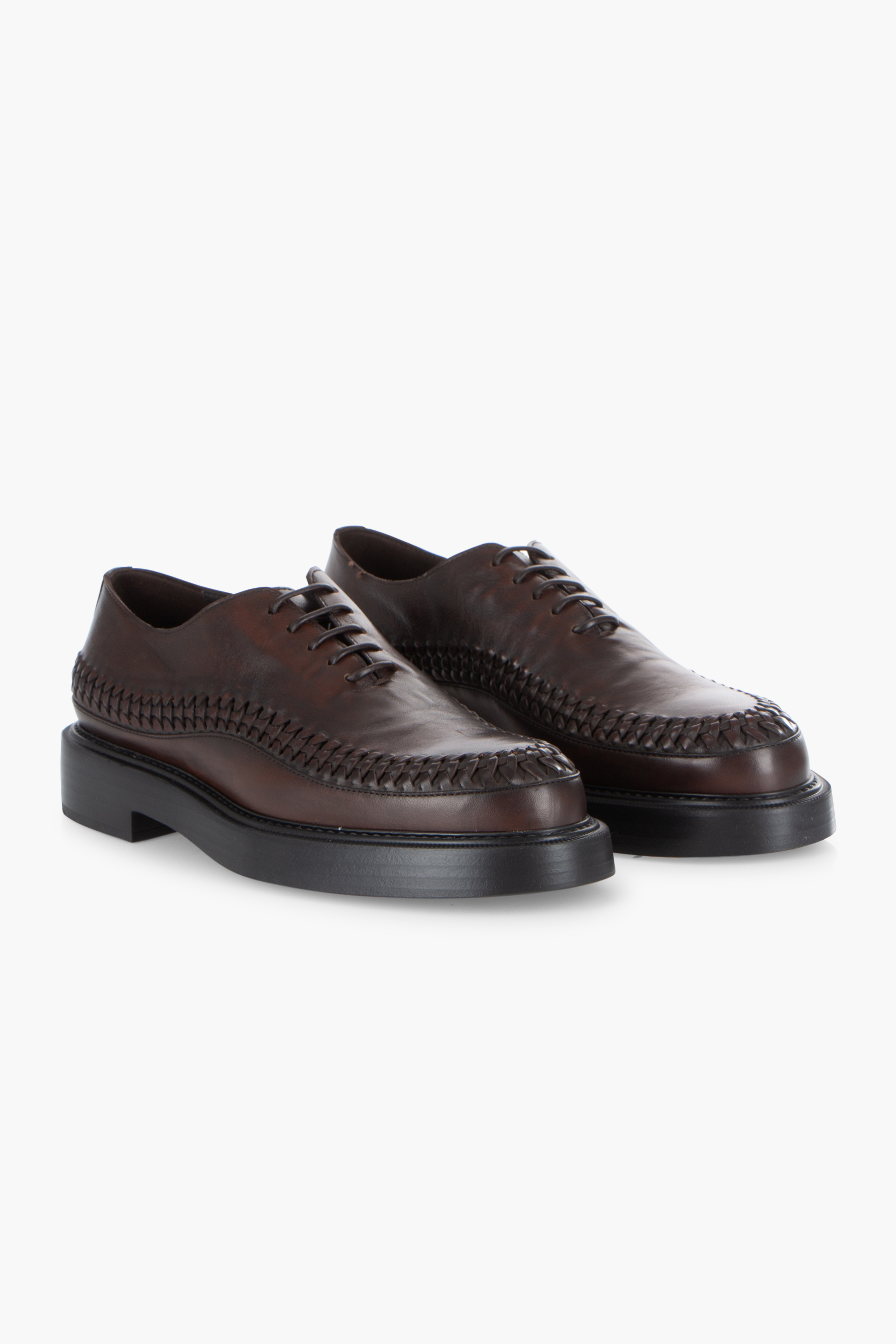 EMPORIO ARMANI Leather Oxford Shoes 