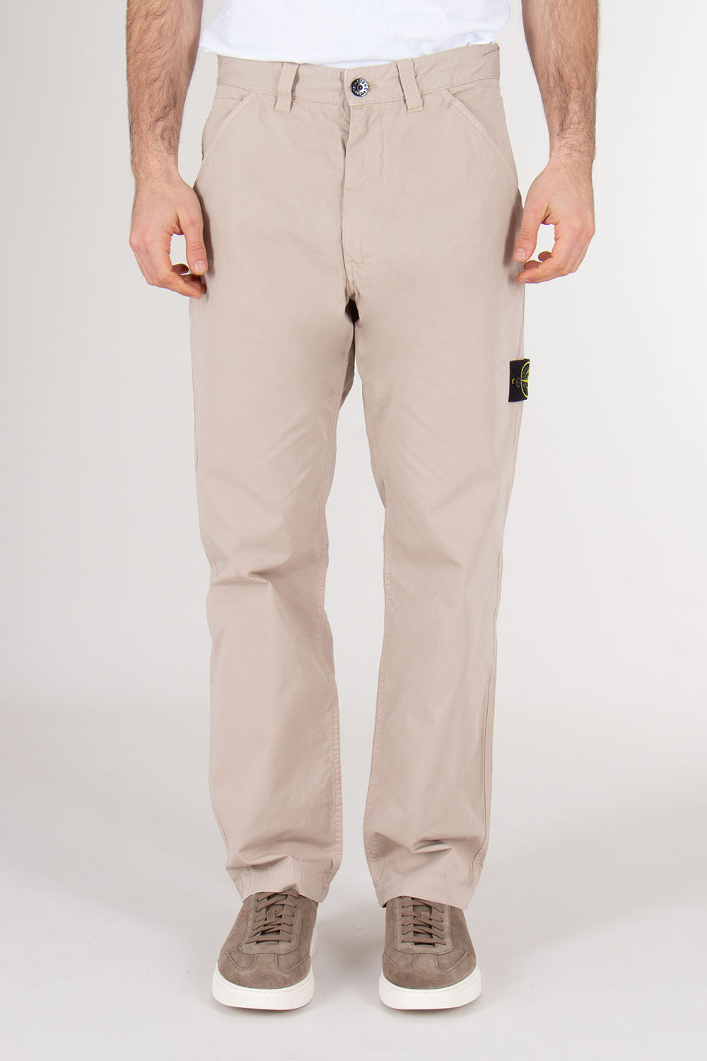 STONE ISLAND Regular Fit Cotton Chinos