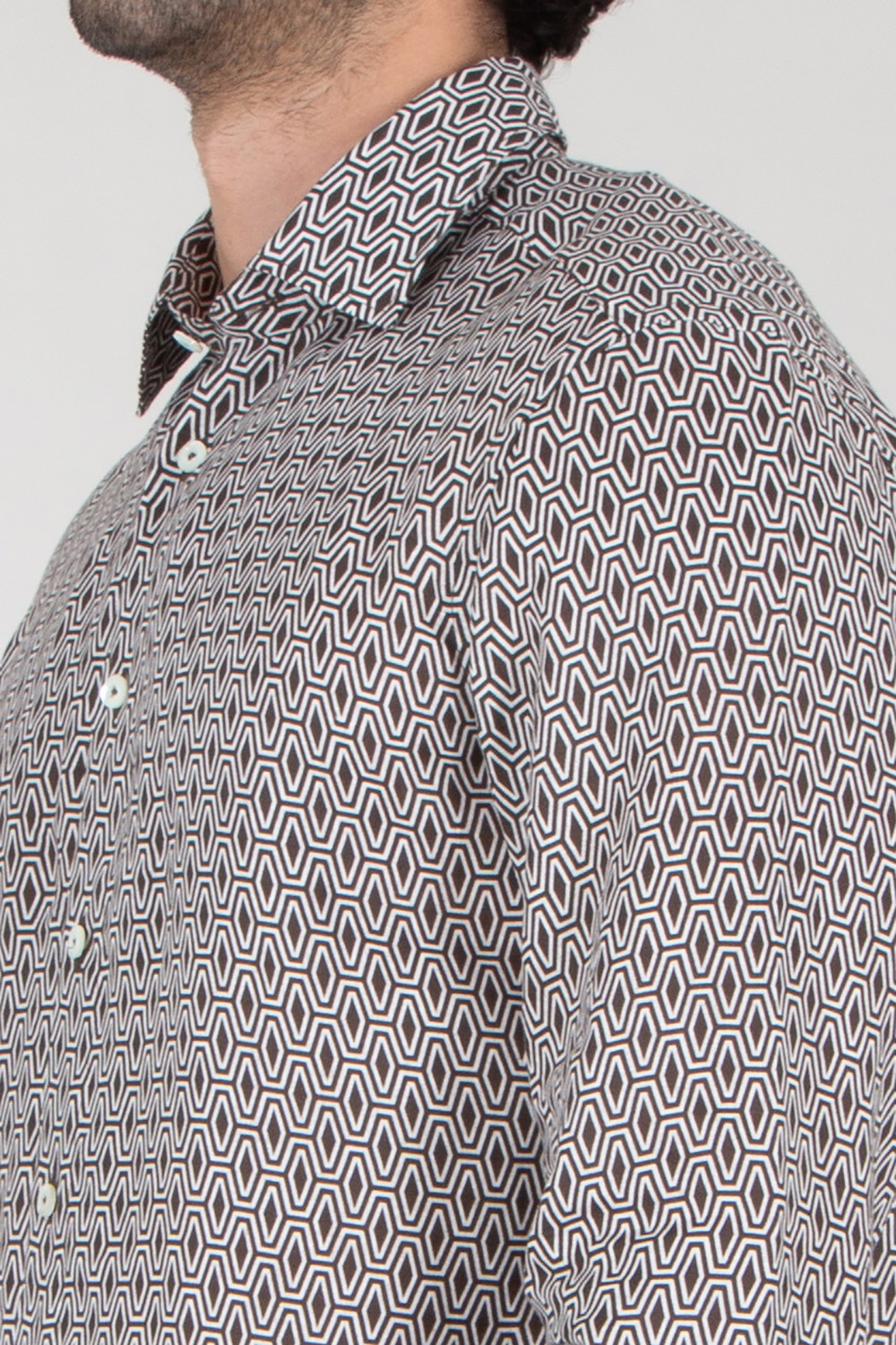 VAN LAACK Patterned Linen Shirt Retin