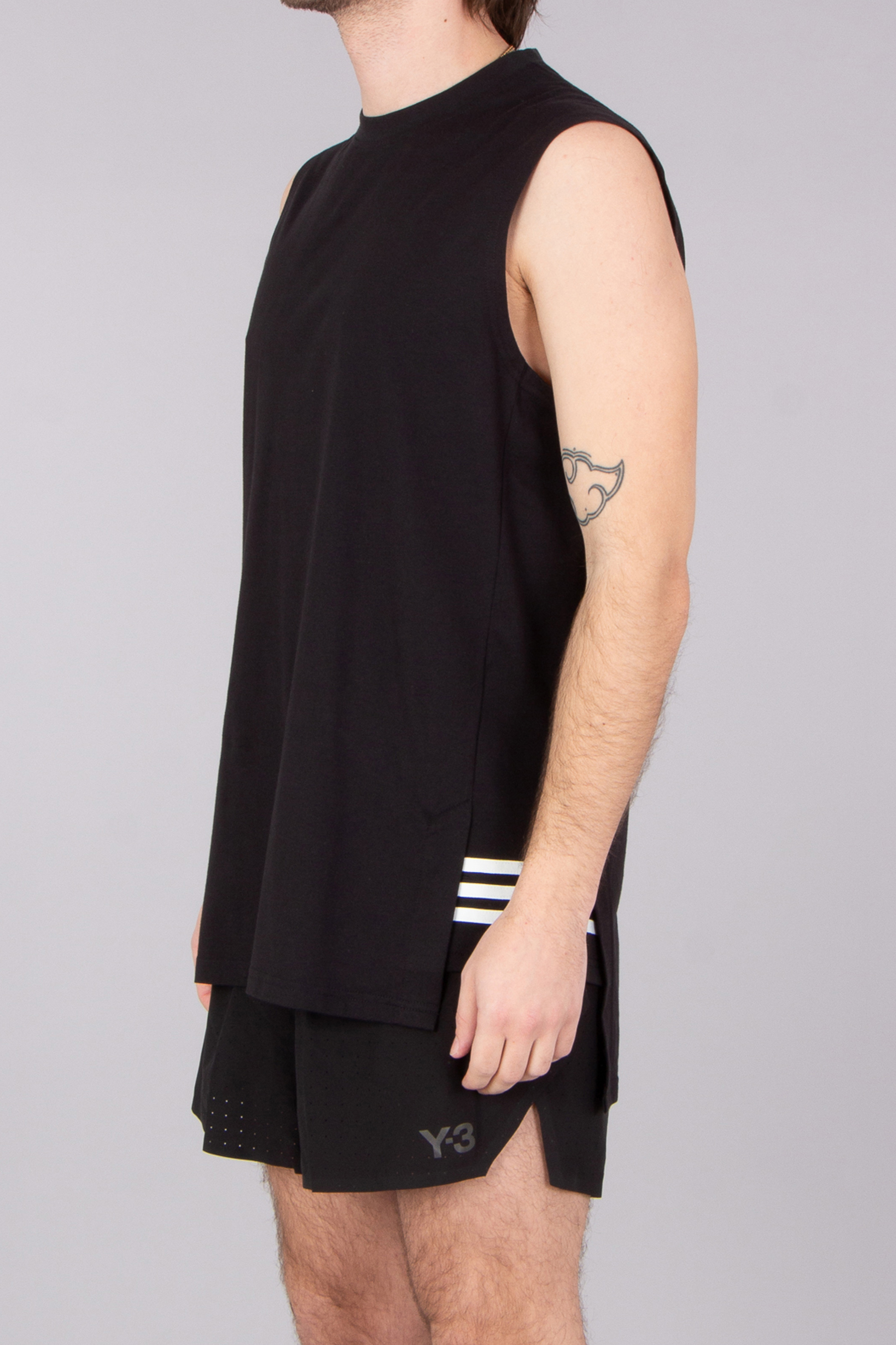 Y-3 Loose Fit Cotton Jersey Tank Top Y-3 Loose Fit Cotton Jersey Tank Top