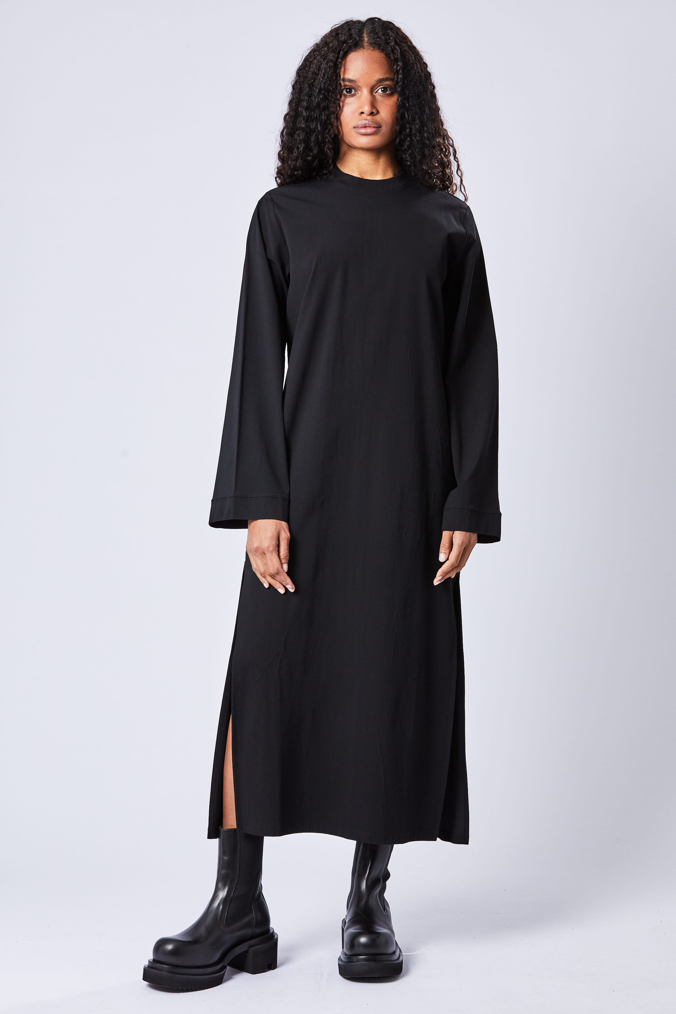 THOM KROM Woven Cotton Blend Shirt Dress THOM KROM Woven Cotton Blend Shirt Dress