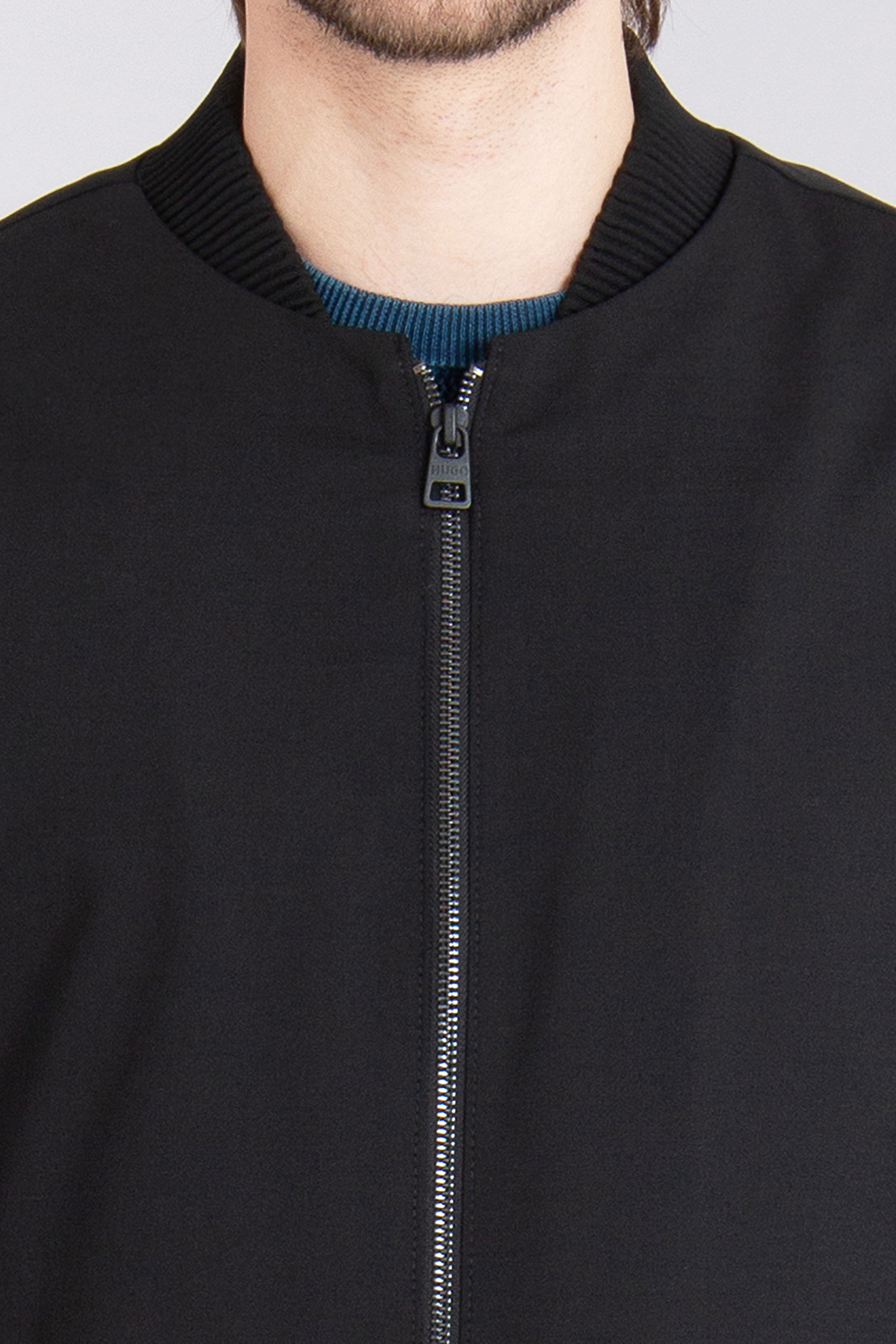 HUGO Modern Fit Performance Stretch Virgin Wool Blend Blouson Ukashi HUGO Modern Fit Performance Stretch Virgin Wool Blend Blouson Ukashi