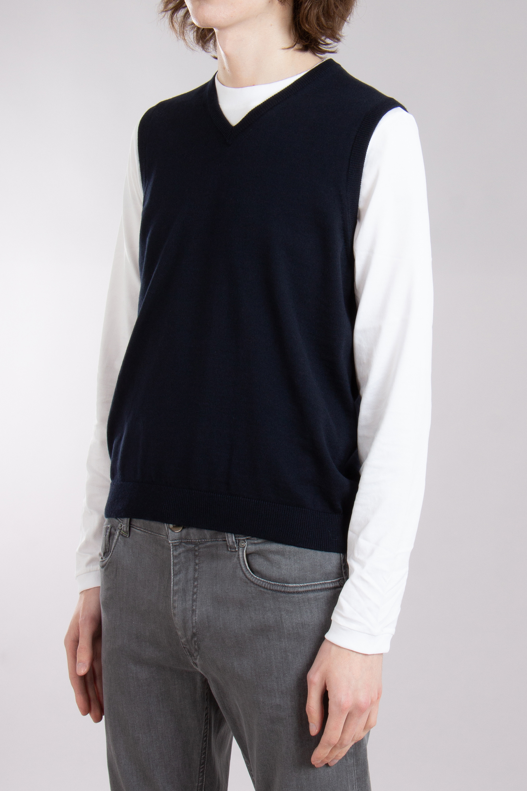 ROBERTO COLLINA Extrafine Wool Sweater Vest ROBERTO COLLINA Extrafine Wool Sweater Vest