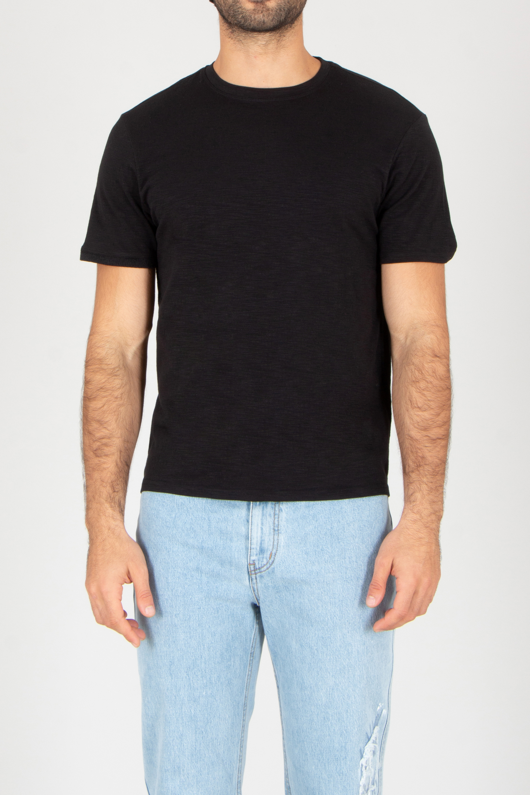 T-shirt, Jeans, Erwachsener, Mann, Person