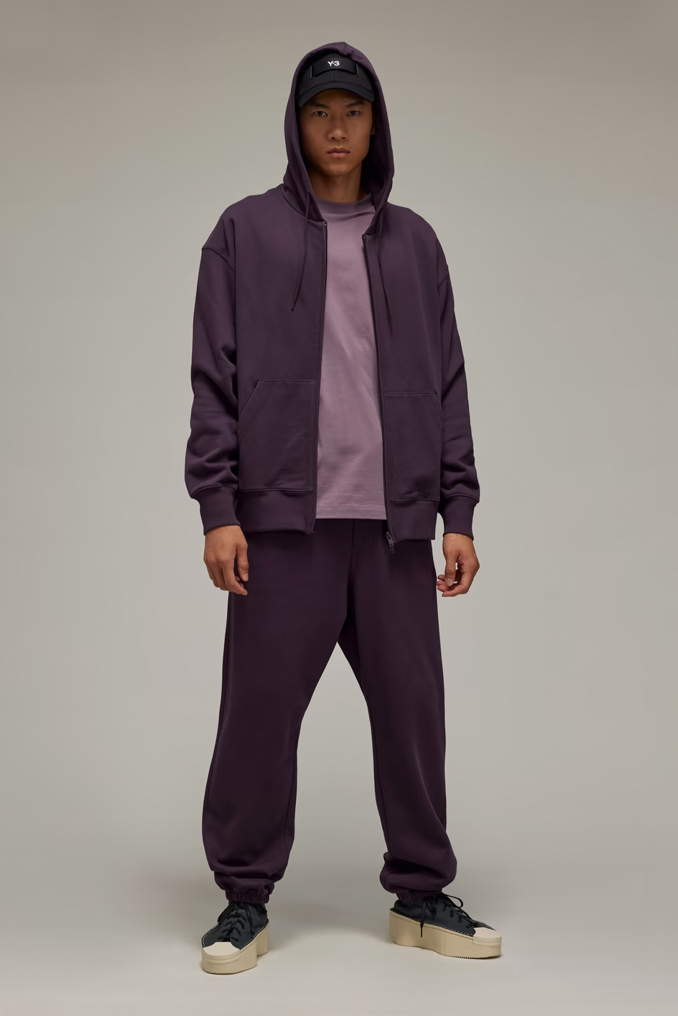 Y-3 Straight Organic Cotton Terry Cuff Pants Y-3 Straight Organic Cotton Terry Cuff Pants