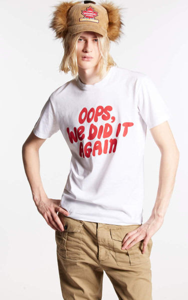 DSQUARED2 Printed Cotton Cool T-Shirt