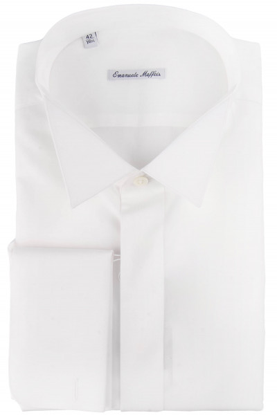 EMANUELE MAFFEIS Cotton Tuxedo Shirt Scala