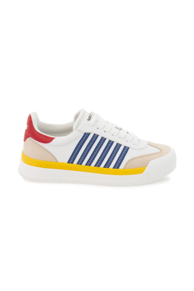 DSQUARED2 Low Top Leather Sneakers New Jersey
