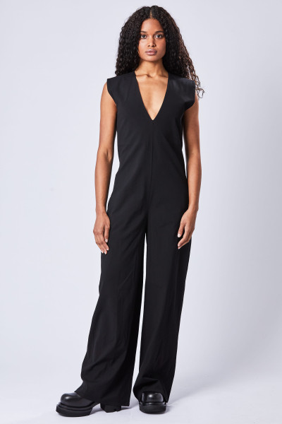 THOM KROM Woven Rayon Jumpsuit