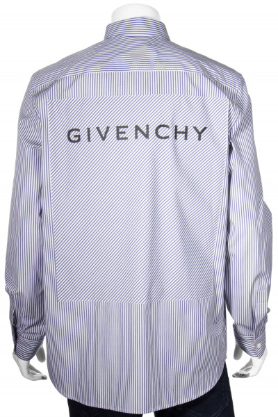GIVENCHY Striped Logo Shirt