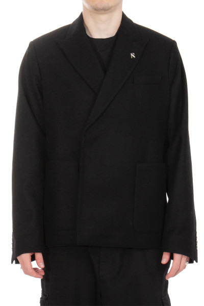 REPRESENT Double Breasted Wool Mix Blazer