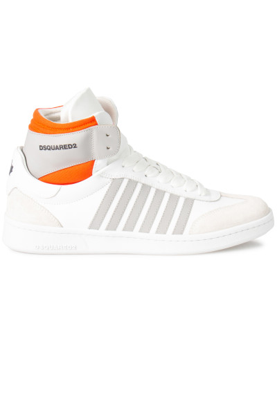 DSQUARED2 Boxer High Top Leather Sneaker