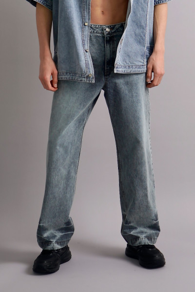 JUUN.J Washed Cotton Denim Jeans