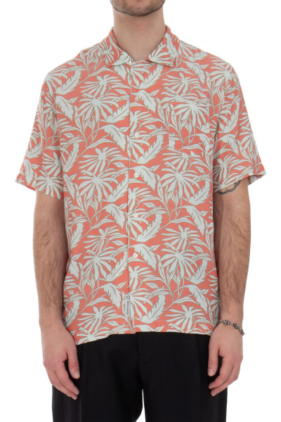 WOOLRICH Tropical Print Bowling Shirt