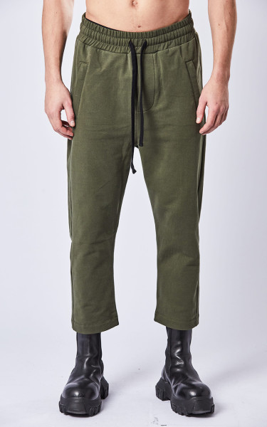 THOM KROM Cropped Croch Cotton Trousers