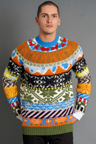 DSQUARED2 Globetrotter Knit Sweater