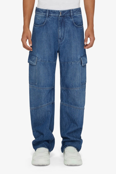 GIVENCHY Denim Cargo Jeans