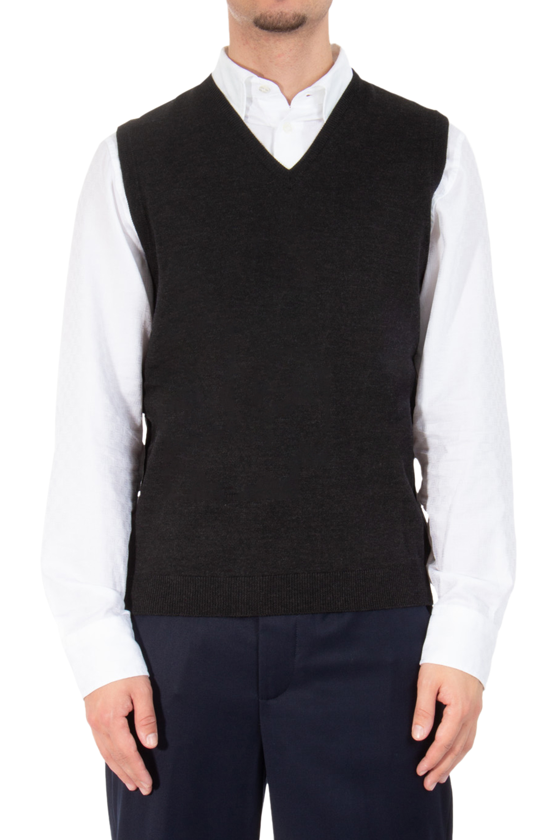 ROBERTO COLLINA Wool Sweater Vest | Knit Sweater | Sweatshirts ...