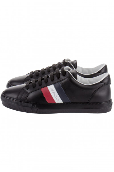 Moncler - New Monaco Suede and Leather Sneakers - Gray Moncler