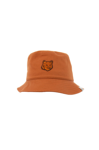MAISON KITSUNÉ Bold Fox Head Cotton Bucket Hat