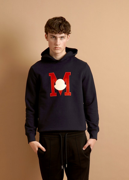 Moncler Embroidered Cotton Hoodie