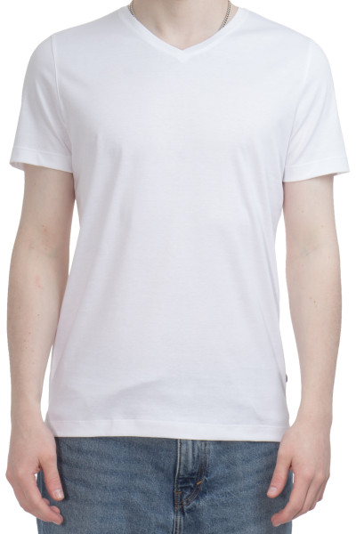 VAN LAACK Swiss Cotton V-Neck T-Shirt