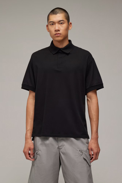Y-3 Short Sleeve Cotton Piqué Polo Shirt