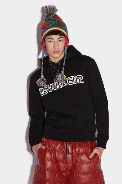 DSQUARED2 Logo Outline Cool Hoodie