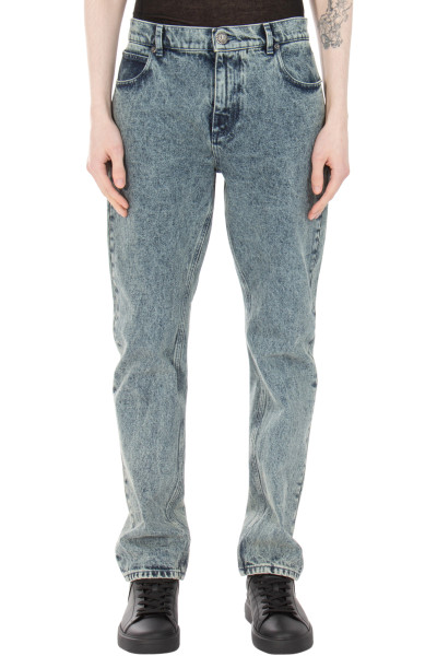 BALMAIN Regular Fit Premium Cotton Denim Jeans