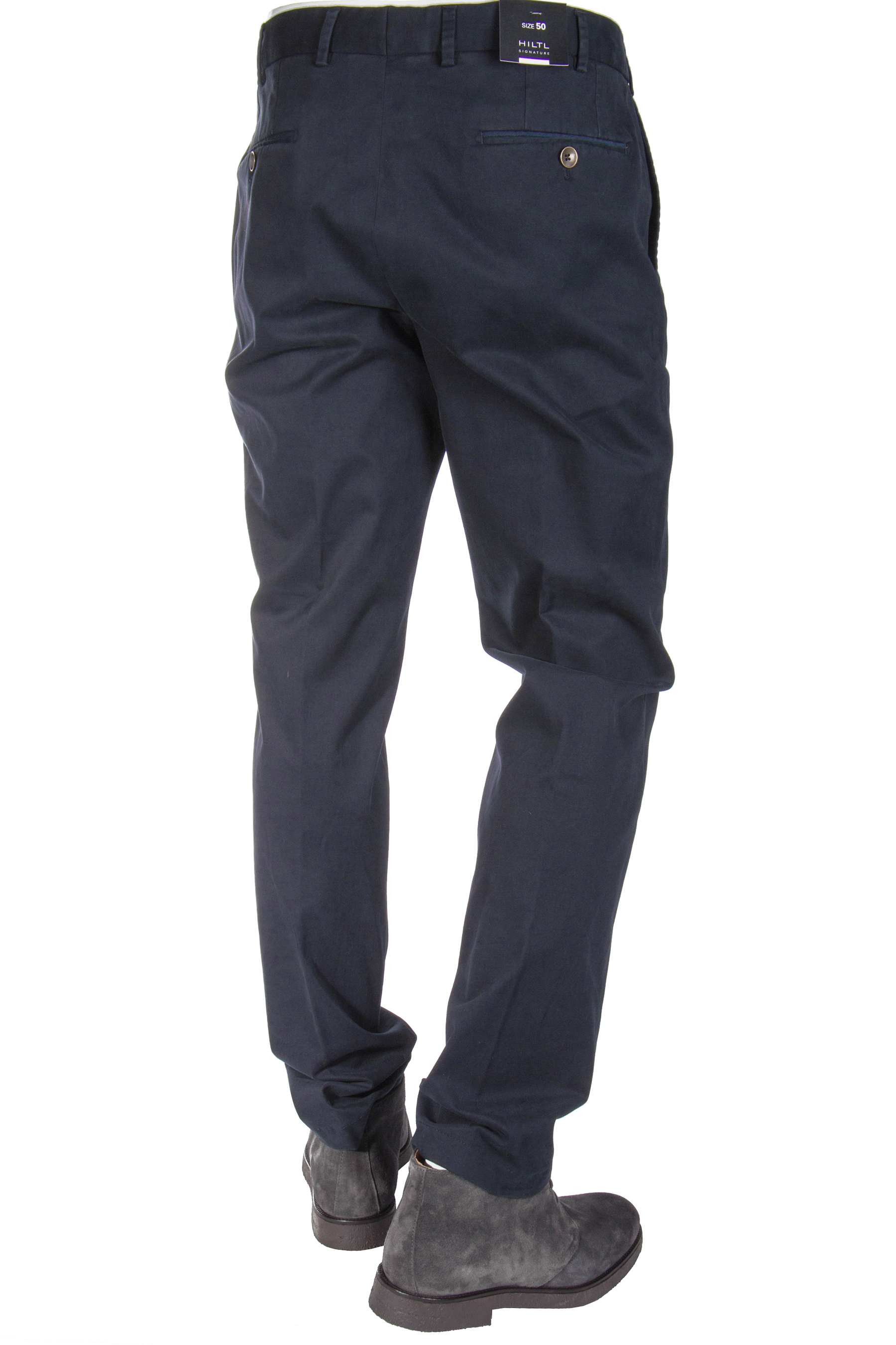 Hiltl Pants - Hiltl Sartorial Perfetto Wool Pants in Dark Blue ...