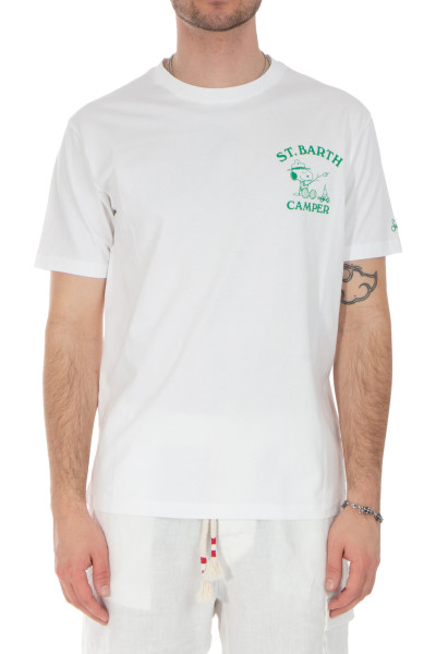 MC 2 SAINT BARTH Peanuts Camper Organic Cotton T-Shirt